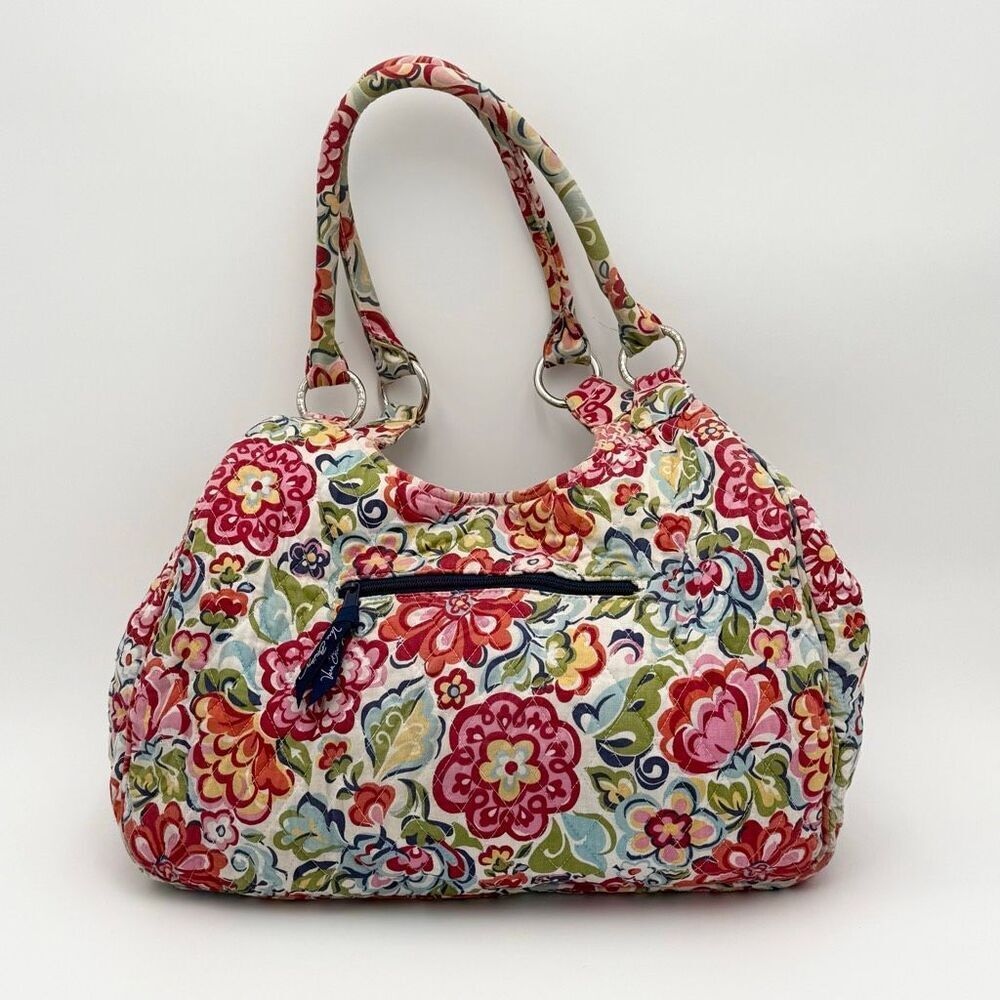 Vera Bradley Gabby Quilted Cotton Tote Bag in Hope Garden Print